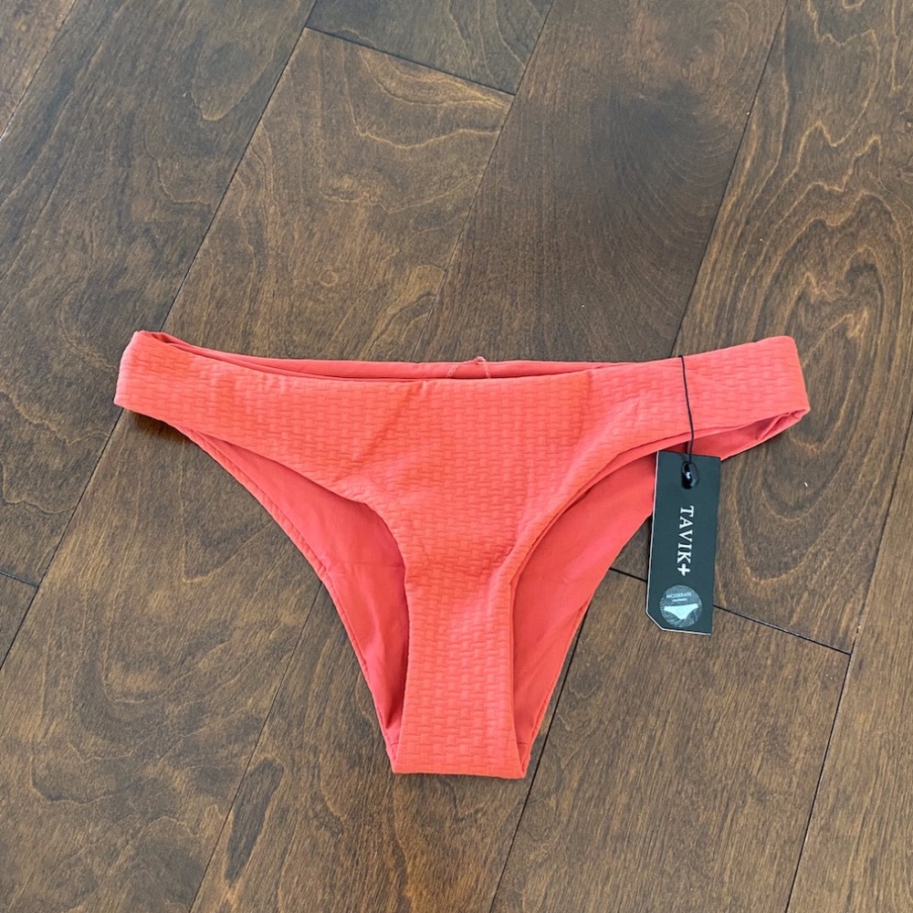 Tavik Ali Bikini Bottoms in Washed Red